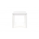 Стол обеденный HALMAR MAURYCY белый/белый 118-158/75